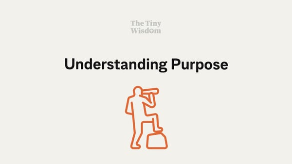 Understanding purpose